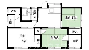 徳永住宅Iの物件間取画像